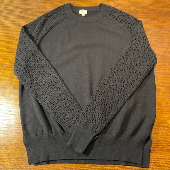 Aritzia | Wilfred Italian Yarn Sweater With Mesh-Like Arms - Picture 3 of 4